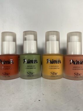 Primer Moisturizer Color Correcting Primer - Green, Yellow, Orange, Peach